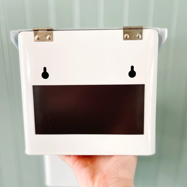 Modern Farmhouse Home Organization First Aid Kit Wall Mounted Metal First Aid Box