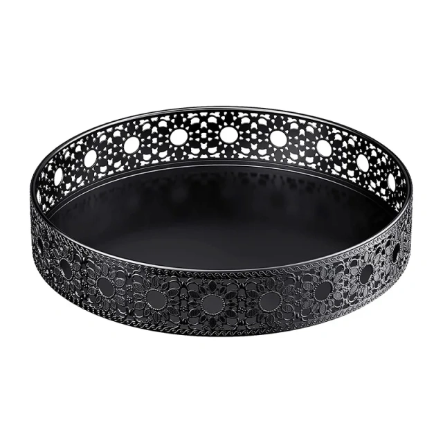 Household Metal Turntable Storage Rack Holders Rotating Spice Rack for Kitchen Bathroom Pantry