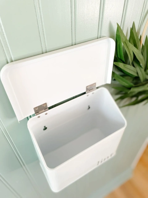 Modern Farmhouse Home Organization First Aid Kit Wall Mounted Metal First Aid Box