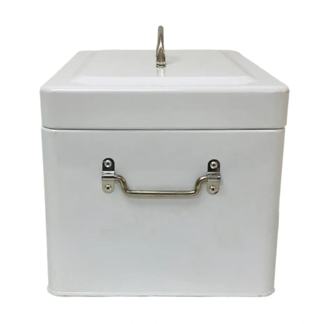 Wholesale Double Layer First Aid Kit Tin Removable Tray Medicine Safety Storage Metal First Aid Box for Home