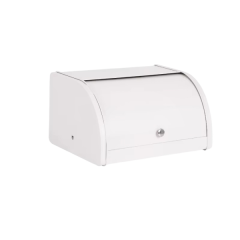 新款大号面包储存罐，带密封盖，定制白色农家面包盒，适用于厨房