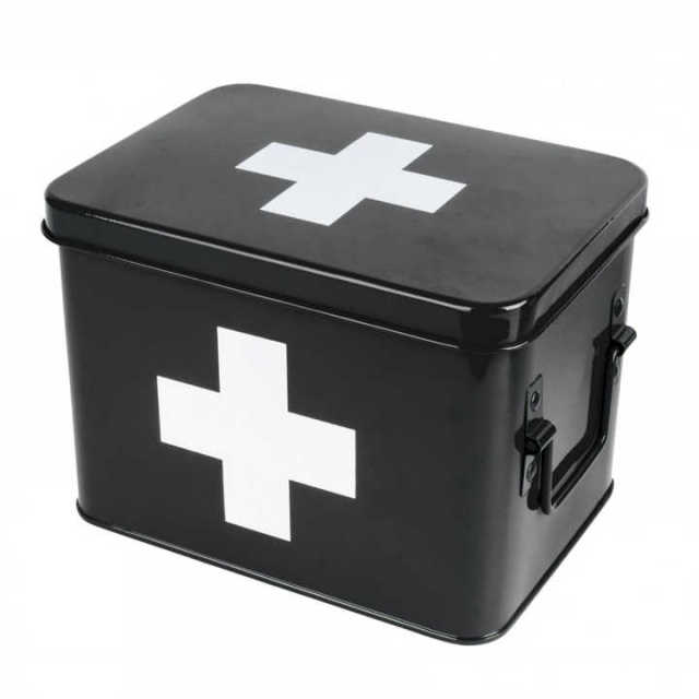 Vintage Metal Custom Boxes Storage Containers Survival Empty First Aid Box