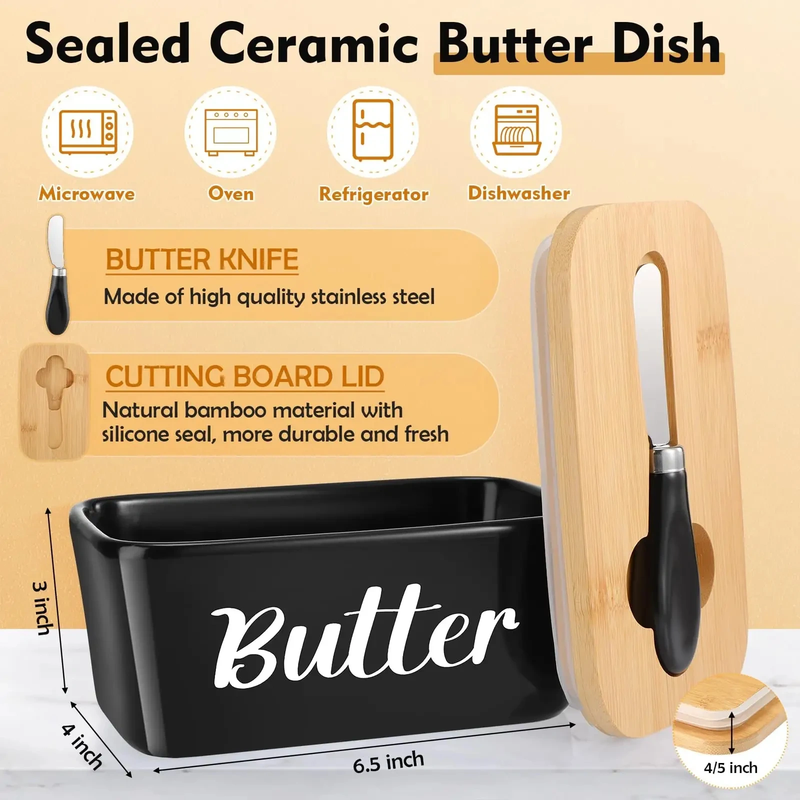 Factory Metal Bread Storage Bin Butter Box Set Kichen Accessories Bins and Storage Boxes