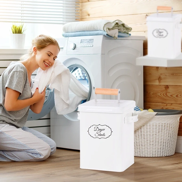 Wholesale Laundry Accessaries Custom Made Washing Powder Storage Bucket Sealing with Lid Laundry Beads Storage Container