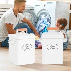 Wholesale Laundry Accessaries Custom Made Washing Powder Storage Bucket Sealing with Lid Laundry Beads Storage Container