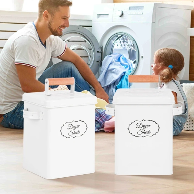 Wholesale Laundry Accessaries Custom Made Washing Powder Storage Bucket Sealing with Lid Laundry Beads Storage Container