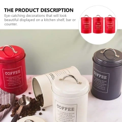 China Wholesale Metal Tea Coffee Sugar Canisters Bread Bin Biscuit Tea Coffee Sugar Canister Set