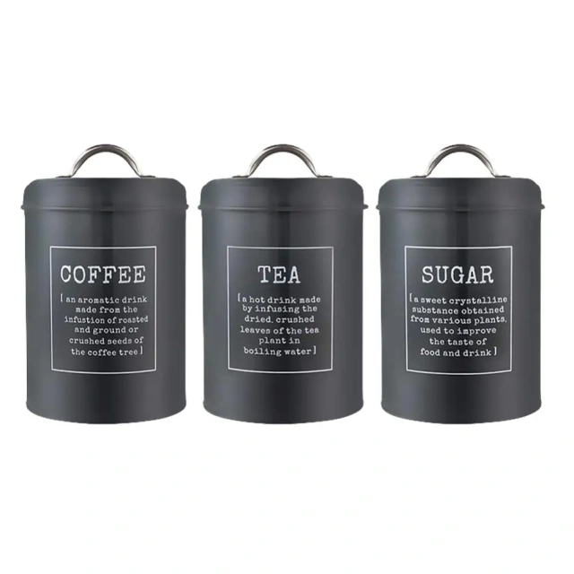 Wholesale Metal Storage Canister Galvanized Iron Kitchen Storage Holder Pasta Holder Bin