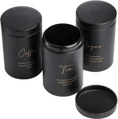 Wholesale Metal Storage Canister Galvanized Iron Kitchen Storage Holder Pasta Holder Bin