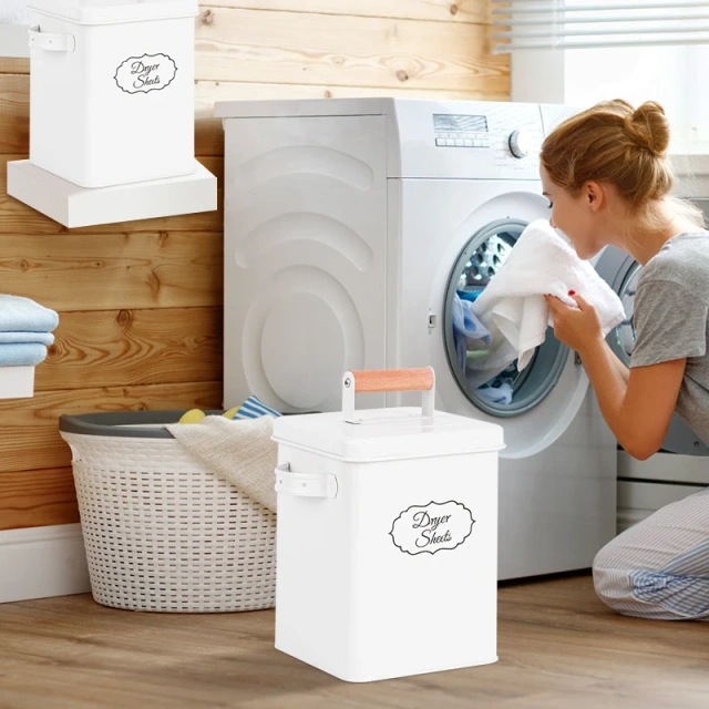 Wholesale Laundry Accessaries Custom Made Washing Powder Storage Bucket Sealing with Lid Laundry Beads Storage Container