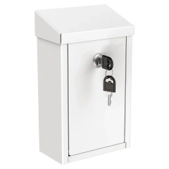 Waterproof Steel Wall Mounted Mailbox Collection Box for Outside Use Secure Safe Suggestion for Outdoor Use