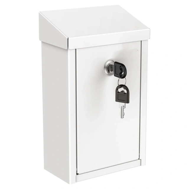 Waterproof Steel Wall Mounted Mailbox Collection Box for Outside Use Secure Safe Suggestion for Outdoor Use