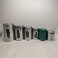 Household Protein Powder Container Stainless Steel Storage Jar Tea Coffer Sugar Canister