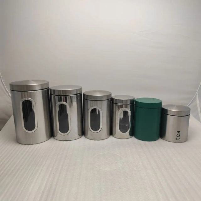 Household Protein Powder Container Stainless Steel Storage Jar Tea Coffer Sugar Canister