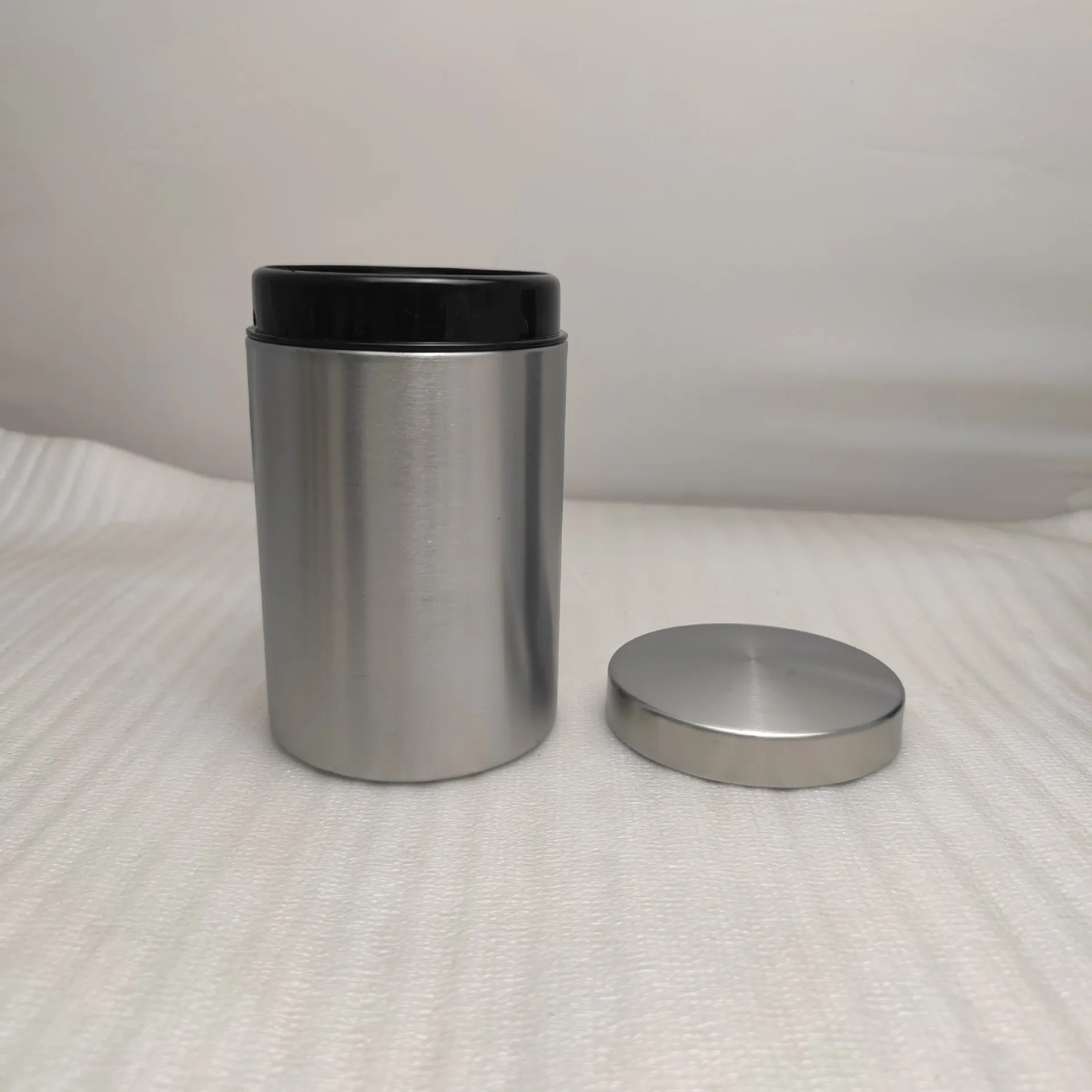 家用蛋白粉容器不锈钢储物罐茶咖啡糖罐
