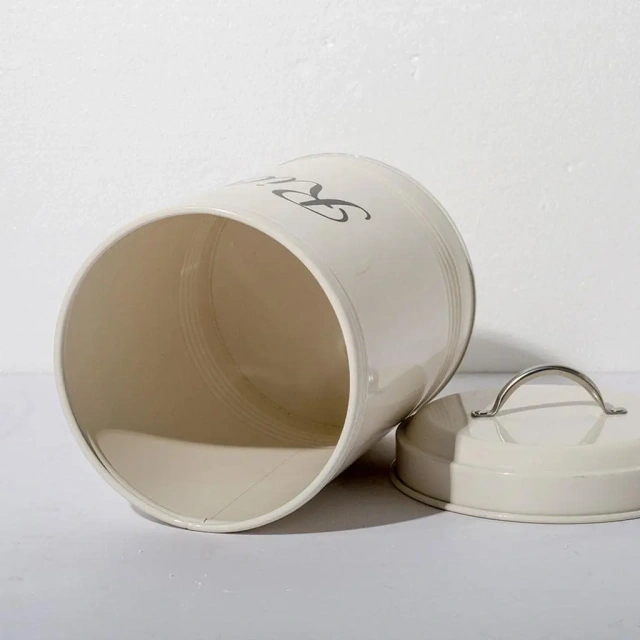 Custom Size Food Grade Metal Storage Canister Food Storage Box for Kitchen Grain Rice Container