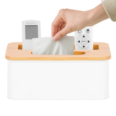Multi-Functional Reusable Tissue Box Remote Control Holder Container Case