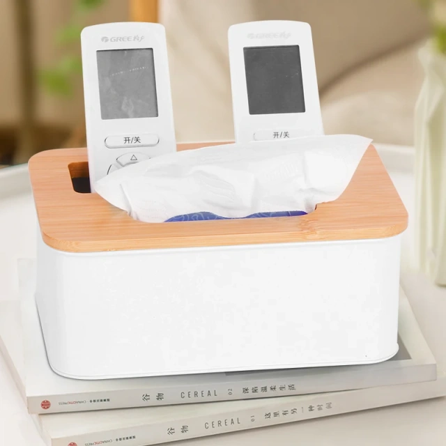 Multi-Functional Reusable Tissue Box Remote Control Holder Container Case