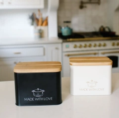 Modern Recipe Cards and Box Set Metal Recipe Card Holder Black Recipe Box with Cards and Dividers