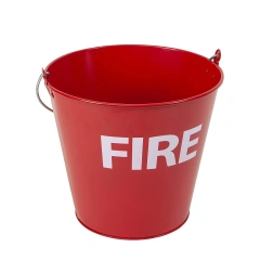 Metal Storage Bucket Iron Fireproof Bucket Fireplace Tools Iron Ash Bucket With Lid and Handle