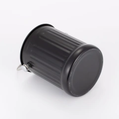 Metal Round Stainless Steel Compost Bin Kitchen Food Waste Storage Bucket Compost Bin With Filter