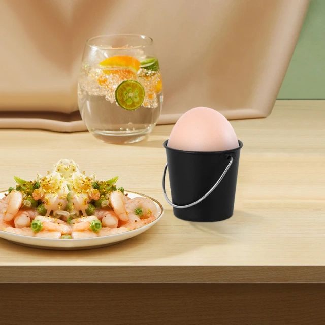 Custom Made Metal Storage Canister with Handle Hotel Western Meal Sauce Storage Bucket