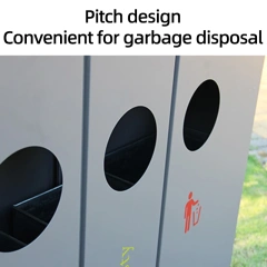 隔间垃圾桶可分离户外分类剥离垃圾桶垃圾桶