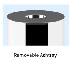 商用不锈钢垃圾桶圆形酒店储物桶适用于大堂过道商场烟灰缸使用