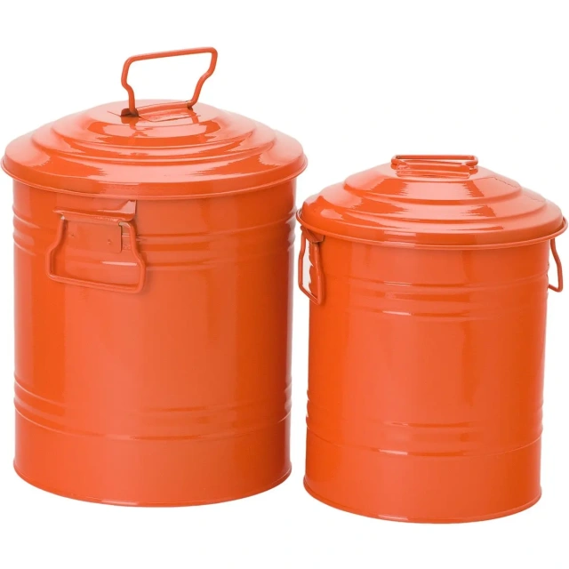 Factory Metal Bin Dustbin Children Storage Basket Bin Household Room Storage Bucket