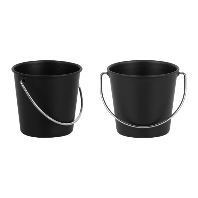 Custom Made Metal Storage Canister with Handle Hotel Western Meal Sauce Storage Bucket