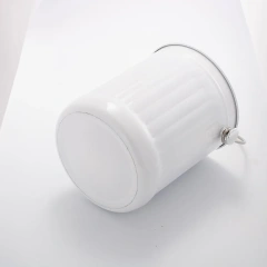 Metal Round Stainless Steel Compost Bin Kitchen Food Waste Storage Bucket Compost Bin With Filter