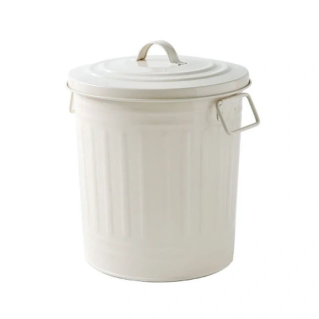 Factory Metal Bin Dustbin Children Storage Basket Bin Household Room Storage Bucket