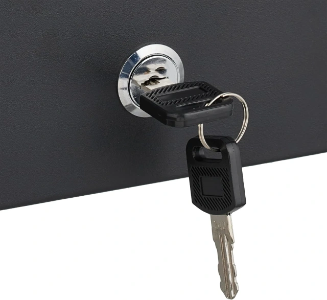 Outdoor Lockable Metal Hanging Ashtray Cigarette Butt Wall Mounted Container