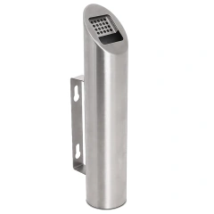 Receptacle Fireproof Wall-Mounted Ashtray Cigarette Butt Disposal Ashtray Bin