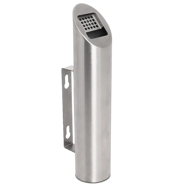 Receptacle Fireproof Wall-Mounted Ashtray Cigarette Butt Disposal Ashtray Bin