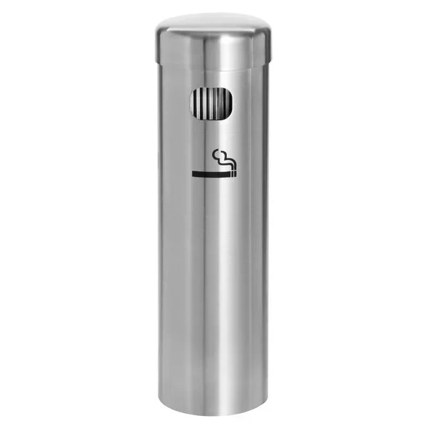 Silver Classic Design Outdoor Public Wall Mounted Stainless Steel Ashtray Factory Metal Ashtray