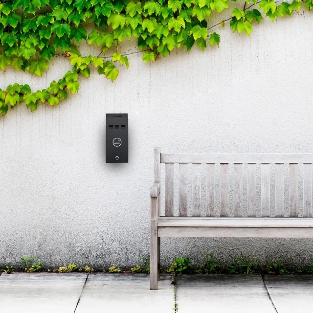 Outdoor Lockable Metal Hanging Ashtray Cigarette Butt Wall Mounted Container