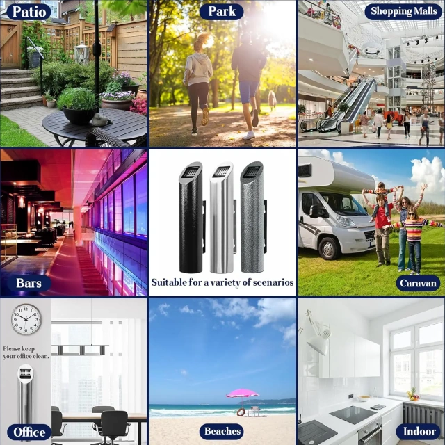 Receptacle Fireproof Wall-Mounted Ashtray Cigarette Butt Disposal Ashtray Bin