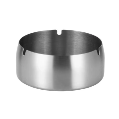 Outdoor Ashtray Stainless Steel Ashtrays for Smokers Indoor Table Decor Home Decorative Ashtrays for Cigarettes Silver Large