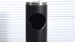 Standing Ashtray Outdoor for Patio Outside Ashtrays for Cigarette Butt Receptacle Disposal Commercial Metal Trash Bin