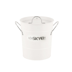 Metal Small Ice Wine Bucket with Lid – Elegant Cooler