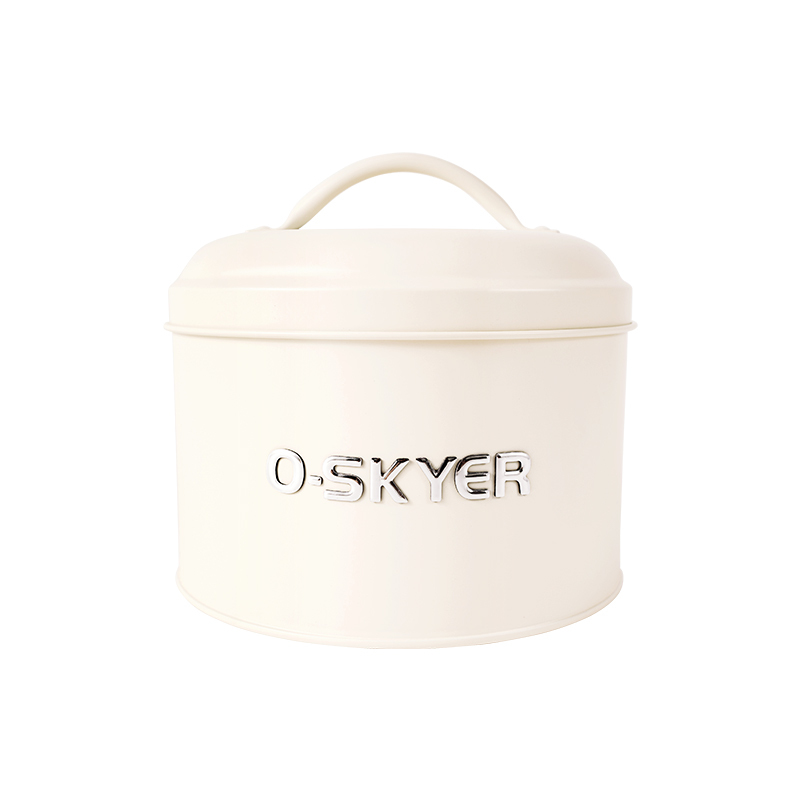Metal Desktop Storage Round Jar – Premium Home Organizer