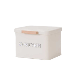 Metal Flip-Top Desktop Storage Box – Functional Organizer