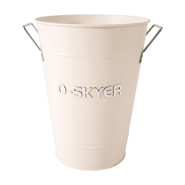 Metal Flower Wake-Up Bucket – Decorative Organizer