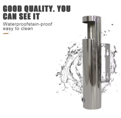 Outdoor Ashtray Classic Wall Mounted Stainless Steel Ashtray with Custom Logo for Hotels