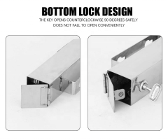 户外0.5升金属双孔壁挂式烟灰缸，优质不锈钢材质，适用于购物中心、艺术中心等场所
