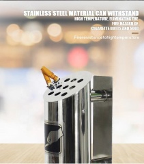 Factory Price 3L Home Travel Hotel Stainless Steel  Outdoor Ashtray Construction for Cigarette Use in Hotel Hospital