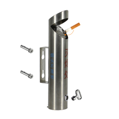 Factory Direct Sale Home and Commercial Use 304 SUS Wall Mounted  Ashtray for Indoor and Outdoor