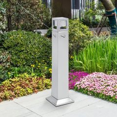 Stainless Steel Ashtray Floor Stand Ash Tray Metal Ashtray Pole Cigarette Butt Receptacle Outdoor Ashtray