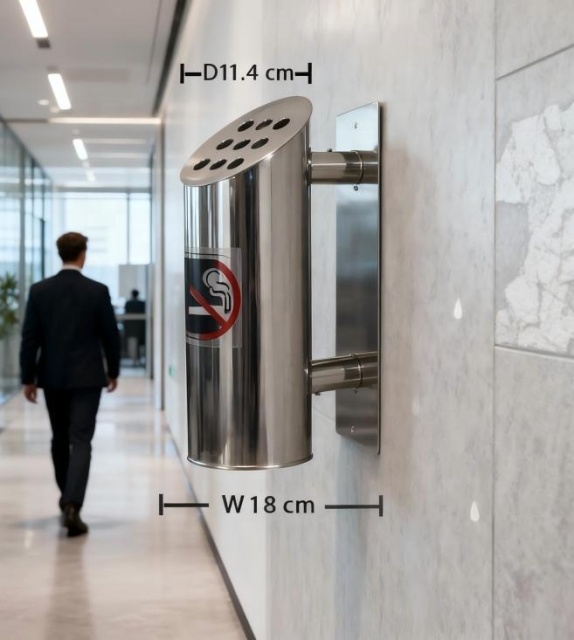 Factory Price 3L Home Travel Hotel Stainless Steel  Outdoor Ashtray Construction for Cigarette Use in Hotel Hospital